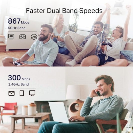 TP-Link RE330 Repetidor WiFi 5 Doble Banda AC1200 EasyMesh