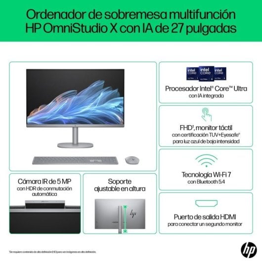 HP OmniStudio X All-in-One 27-cs1001ns Intel Core Ultra 5 226V/16GB/1TB SSD/27"