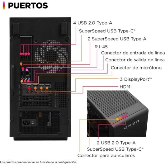 HP OMEN 35L Gaming-Desktop GT16-0068ns AMD Ryzen 5 8500F/16GB/1TB SSD/RTX 5070