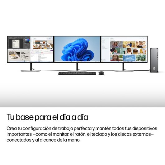 Ordinateur de bureau HP OmniDesk Slim S03-0004ns Intel Core i5-14400/16 Go/SSD 512 Go