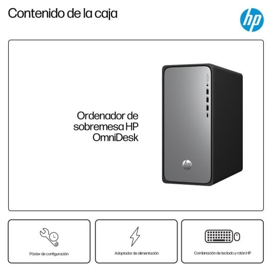 HP OmniDesk Desktop M02-0003ns Intel Core i5-14400/16GB/1TB SSD