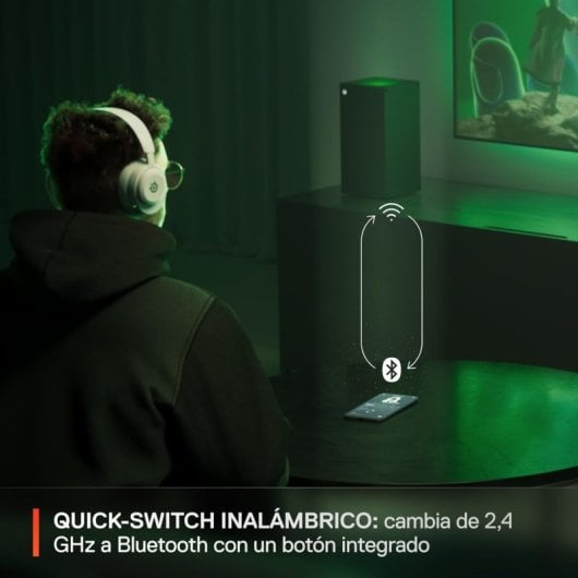SteelSeries Arctis Nova 5X Auriculares Gaming Inalámbricos Bluetooth Blancos