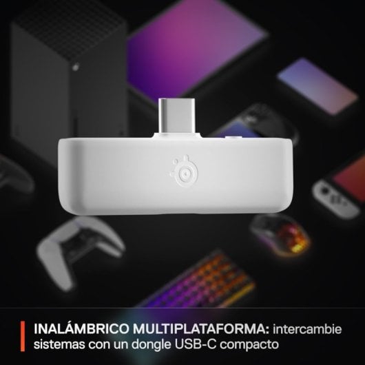 SteelSeries Arctis Nova 5X Auriculares Gaming Inalámbricos Bluetooth Blancos