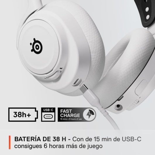 SteelSeries Arctis Nova 7X Headset Gaming Sem Fios Bluetooth Branco