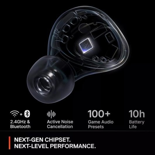 SteelSeries Arctis GameBuds Auriculares Sem Fios Bluetooth com Cancelamento de Ruído para XBOX Pretos