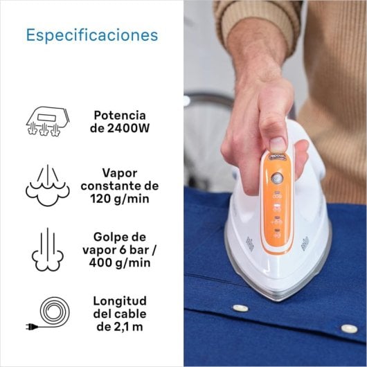 Braun CareStyle Compact Pro IS2561WH Centro de Planchado 1.5L 2400W