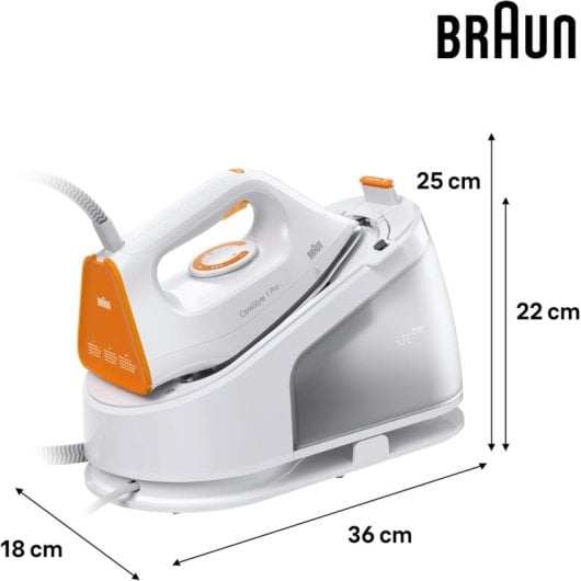 Braun CareStyle 1 Pro IS1511WH Ferro com Caldeira com Base Cerâmica Bidirecional 2200W