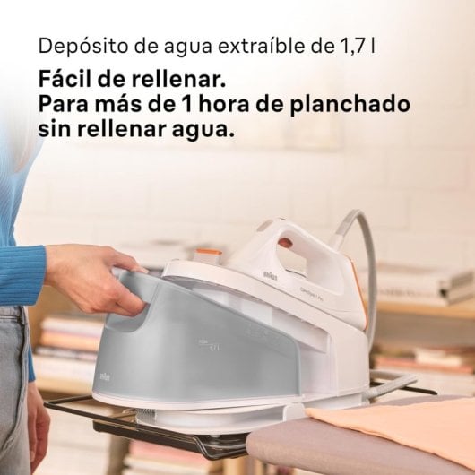 Braun CareStyle 1 Pro IS1511WH Ferro com Caldeira com Base Cerâmica Bidirecional 2200W