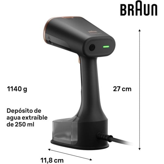 Braun QuickStyle 7 Plancha a Vapor con Suela de Cerámica 1600 W Negro