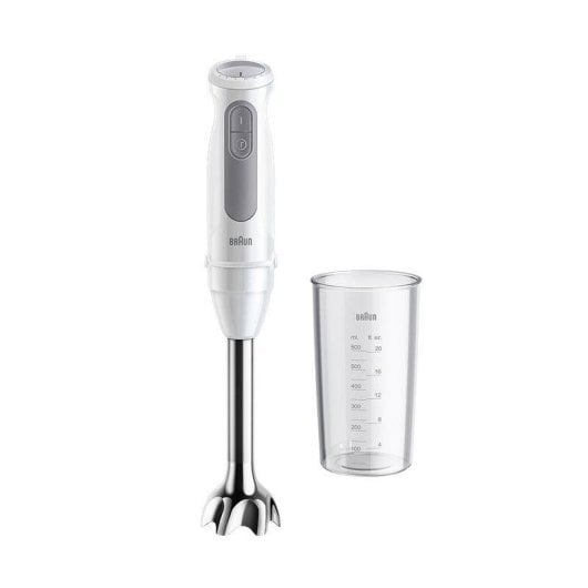 Braun Minipimer 5 MQ 50001 M Frullatore a Immersione 1000W 0.6L Grigio/Bianco
