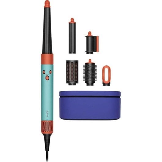 Multi-Haarstyler Dyson Airwrap i.d. 1300W Coanda Ionen 3 Temperaturstufen 6 Aufsätze Blau