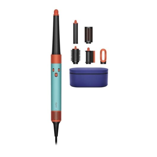 Multi-Haarstyler Dyson Airwrap i.d. 1300W Coanda Ionen 3 Temperaturstufen 6 Aufsätze Blau