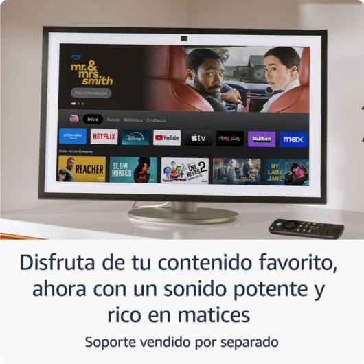 Amazon Echo Show 21 Pantalla Inteligente FullHD 21.5" con Alexa Fire TV Integrado y Mando por Voz Alexa