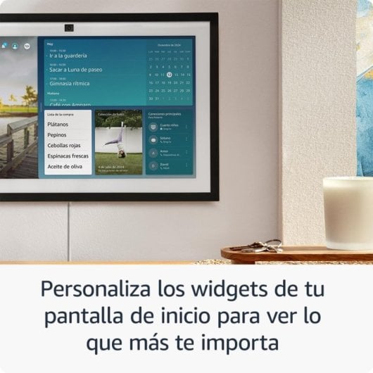 Amazon Echo Show 15 Pantalla Inteligente FullHD 15.6" con Alexa Fire TV Integrado y Mando por Voz Alexa