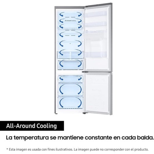 Samsung RB38C655DS9/EF Frigorífico Combinado 386L D Inox