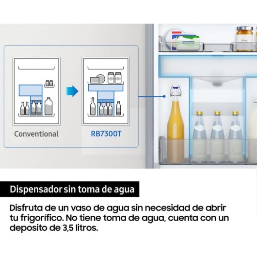 Samsung RB38C655DS9/EF Frigorífico Combinado 386L D Inox