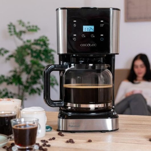 Cecotec Coffee 66 Drop & Touch Cafeteira Elétrica 12 Chávenas 950W