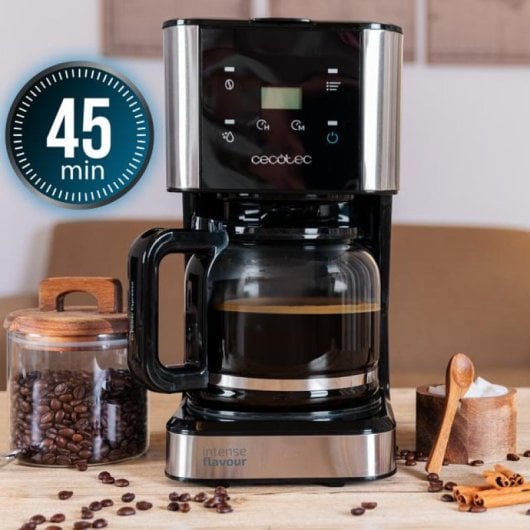 Cecotec Coffee 66 Drop & Touch Cafeteira Elétrica 12 Chávenas 950W