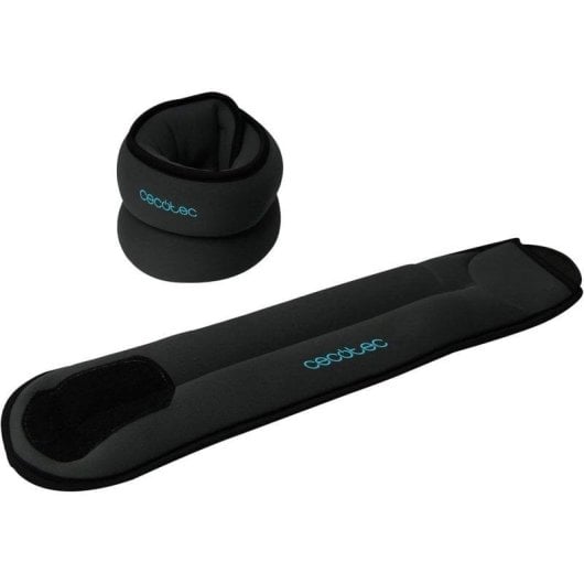 Lastre Cecotec Drumfit AnkleBell 1000 Neo Pesas 1kg Velcro Arena Ajustables