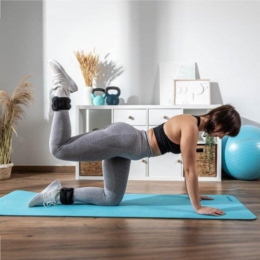 Lastre Cecotec Drumfit AnkleBell 1000 Neo Pesas 1kg Velcro Arena Ajustables