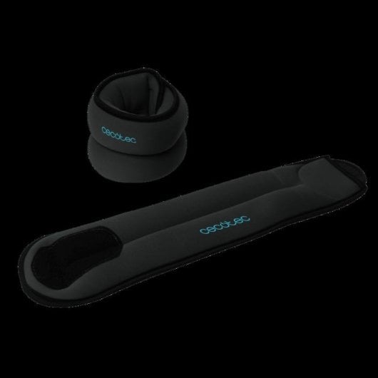 Lastre Cecotec Drumfit AnkleBell 1000 Neo Pesas 1kg Velcro Arena Ajustables