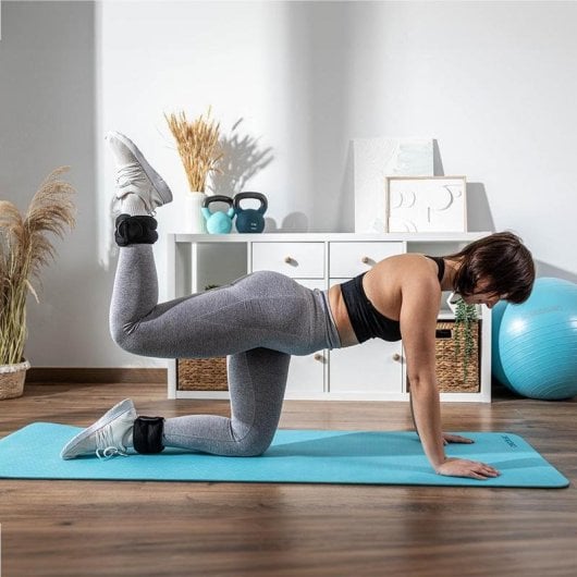 Lastre Cecotec Drumfit AnkleBell 1000 Neo Pesas 1kg Velcro Arena Ajustables