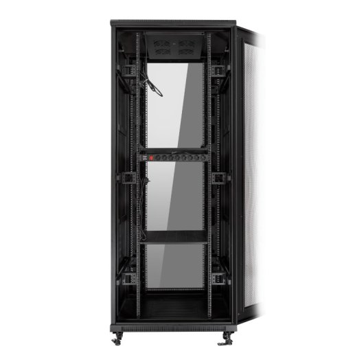 Aiten Data F80.812.42 Armário Rack de Chão 42U 800x1200x2060mm com Acessórios Preto