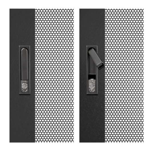 Aiten Data F80.812.42 Armário Rack de Chão 42U 800x1200x2060mm com Acessórios Preto