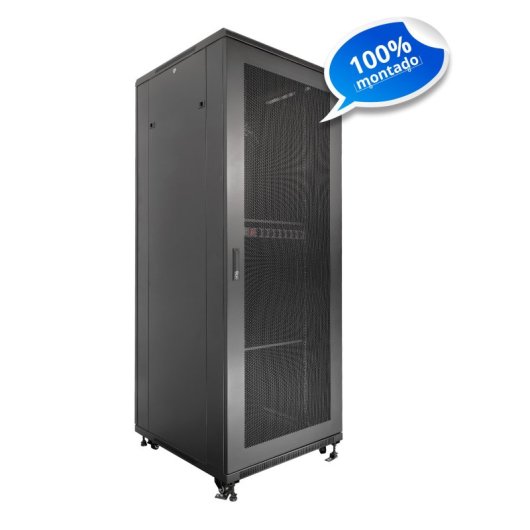 Aiten Data F80.812.42 Armário Rack de Chão 42U 800x1200x2060mm com Acessórios Preto