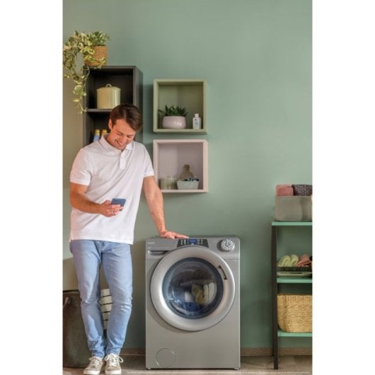 Candy RP 696BWMRR8/1-S Lavadora Carga Frontal 9 Kg 1600 RPM Antracita