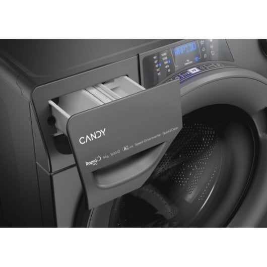 Candy RP 696BWMRR8/1-S Lavadora Carga Frontal 9 Kg 1600 RPM Antracita