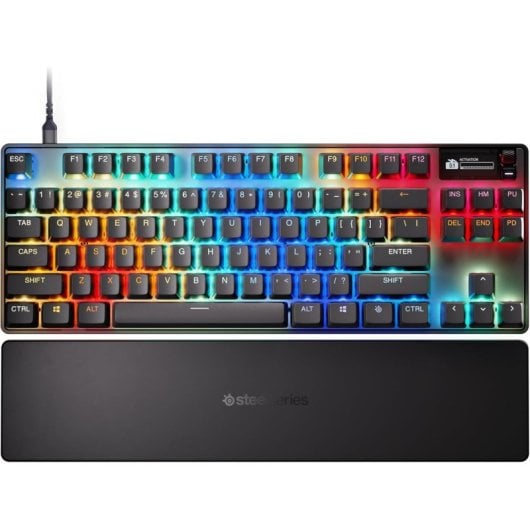 SteelSeries Apex Pro TKL Gen 3 RGB Teclado Mecánico Gaming USB Switch OmniPoint 3.0 Negro Teclado USA