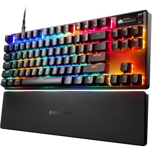 SteelSeries Apex Pro TKL Gen 3 RGB Teclado Mecánico Gaming USB Switch OmniPoint 3.0 Negro Teclado USA