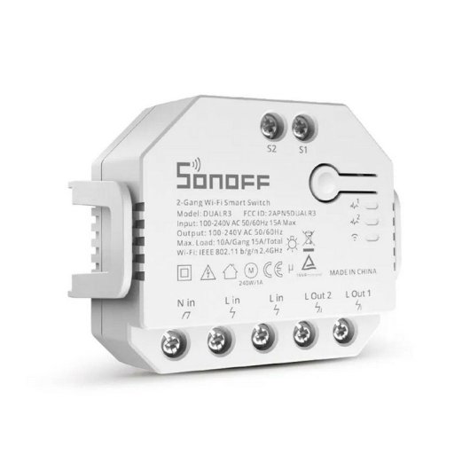 Interrupteur intelligent Wifi Sonoff Dual R3
