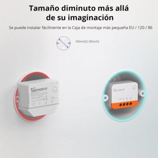 Relais Zigbee Sonoff ZBMINI Extreme Contrôle de l’éclairage, Encastrable ultra-compact