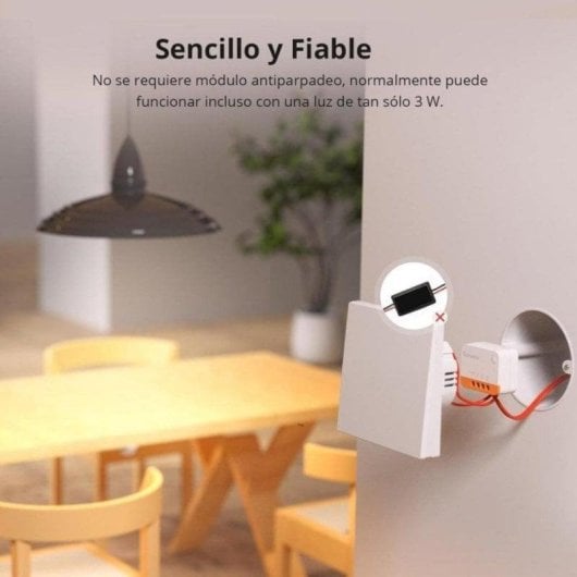 Relais Zigbee Sonoff ZBMINI Extreme Contrôle de l’éclairage, Encastrable ultra-compact