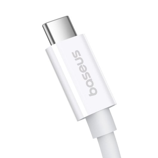 Baseus Superior 2 Cable Carga Rápida 240W USB4 40Gbps USB-C a USB-C 1.8m Blanco