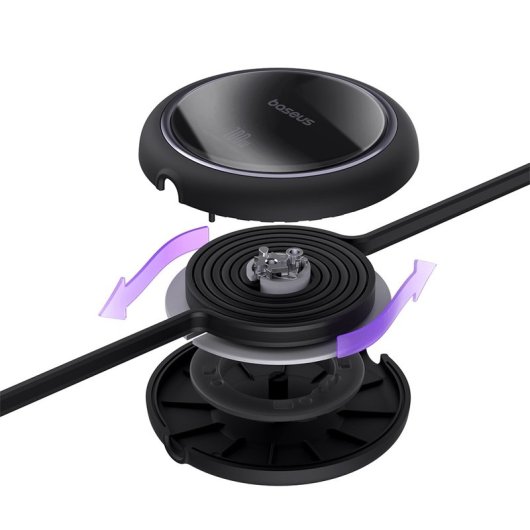 Baseus Free2Draw Cabo Retrátil USB-C com Carga Rápida 100W 1m Preto