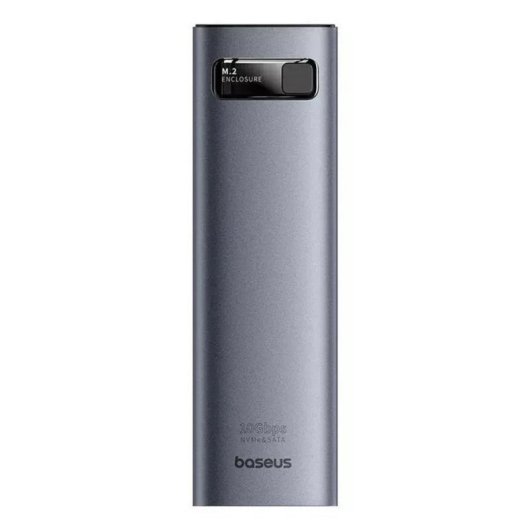 Carcasa SSD Baseus FlyJoy M.2 NVMe 10Gbps USB-C RGB Gris