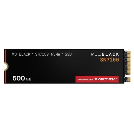WD BLACK SN7100 500GB SSD NVMe PCIe 4.0 M.2 Gen4 TLC 3D NAND 6800MB/s