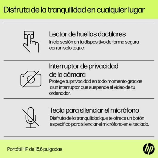 HP 15-fd0246ns Intel Core i5-1334U/16GB/1TB SSD/15.6"