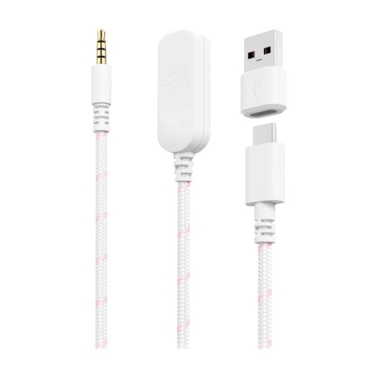 HyperX Cloud III Auriculares Gaming USB Blanco/Rosa