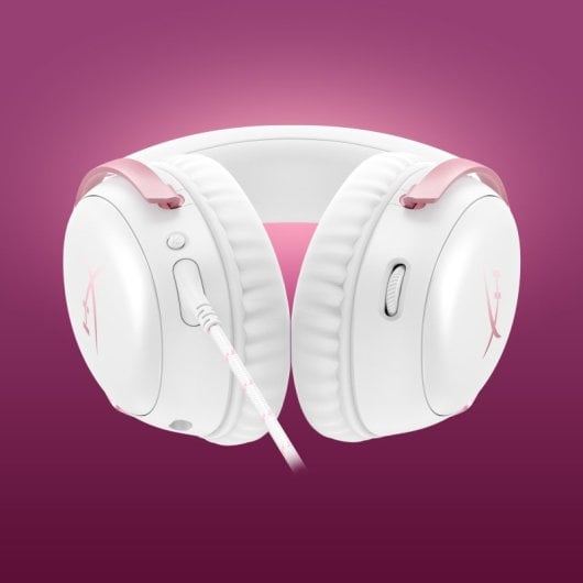 HyperX Cloud III Auriculares Gaming USB Blanco/Rosa