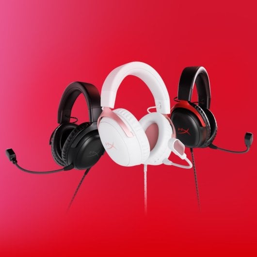 HyperX Cloud III Auriculares Gaming USB Blanco/Rosa