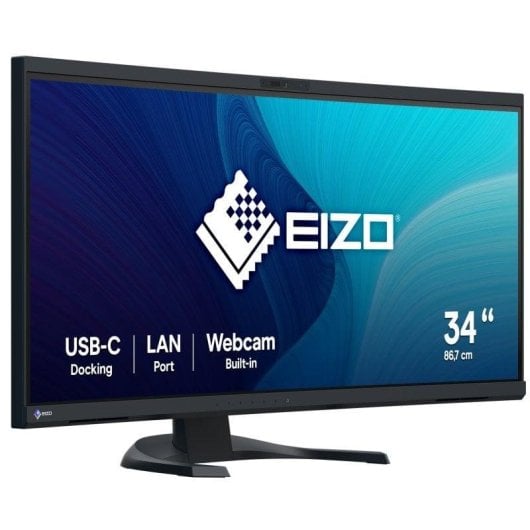 Eizo FlexScan EV3450XC 34,1" LED IPS UltraWide QHD Altoparlanti Altezza regolabile Webcam curva USB-C
