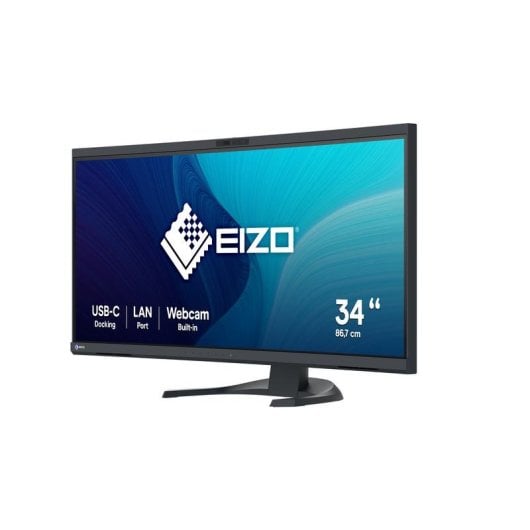 Eizo FlexScan EV3450XC 34,1" LED IPS UltraWide QHD Altoparlanti Altezza regolabile Webcam curva USB-C