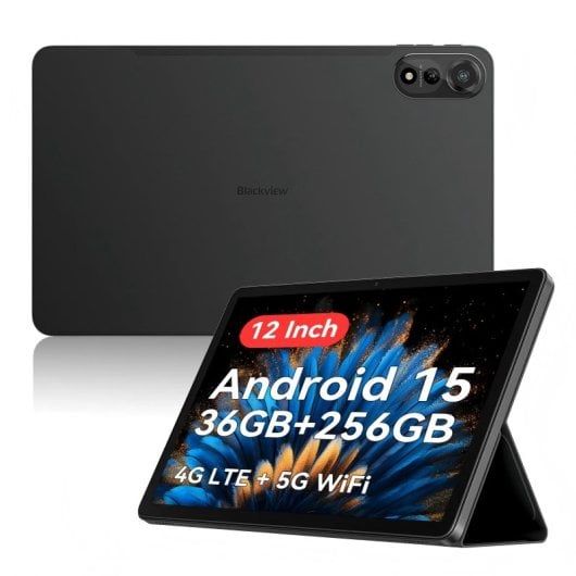 Blackview Mega 2 12" FHD+ 2K 12GB/256GB 4G Android 15 Cinzento