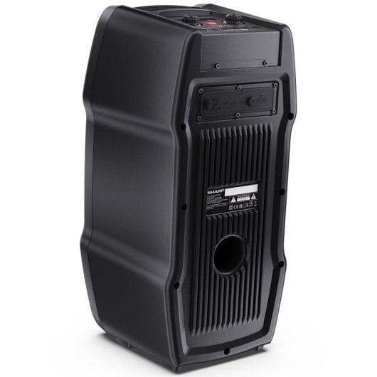 Sharp PS-931 Enceintes de fête avec microphone TWS Bluetooth 5.3 2xUSB, 2x6,3 mm Lumière RVB, 180W 13 heures Noir.