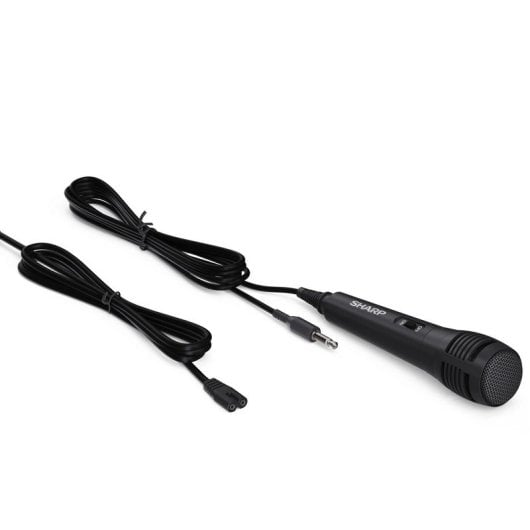 Sharp PS-931 Enceintes de fête avec microphone TWS Bluetooth 5.3 2xUSB, 2x6,3 mm Lumière RVB, 180W 13 heures Noir.