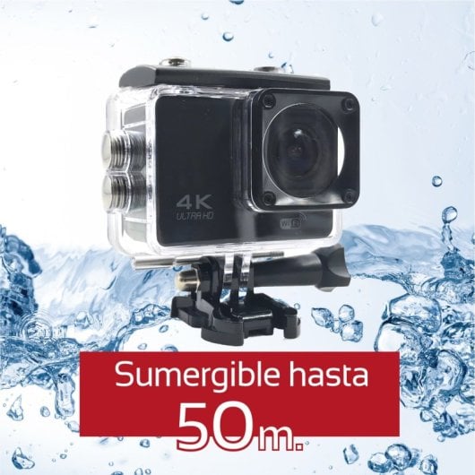 Caméra de sport SK8 CAM 4K UltraHD 4K 30FPS WiFi Noir